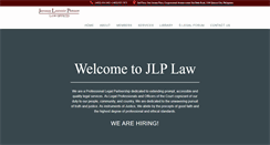 Desktop Screenshot of jlp-law.com